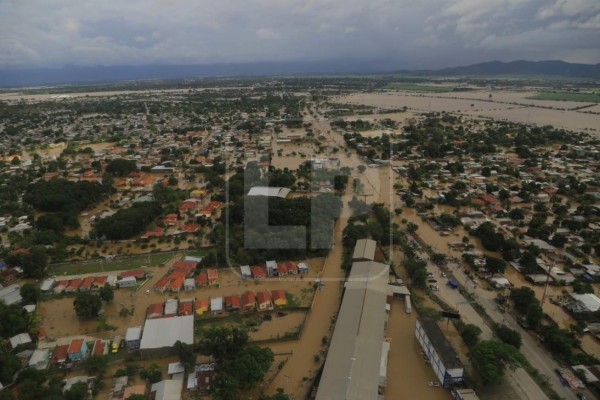 VIDEO: Impactantes imágenes del daño de Iota sobre el Valle de Sula