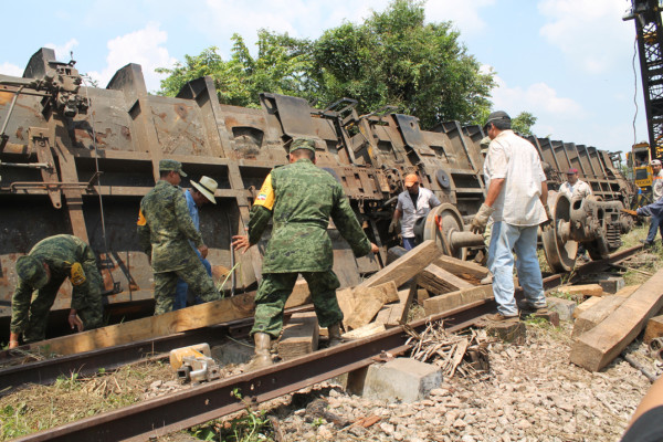 Robo de piezas causó desastre en 'La Bestia” en México