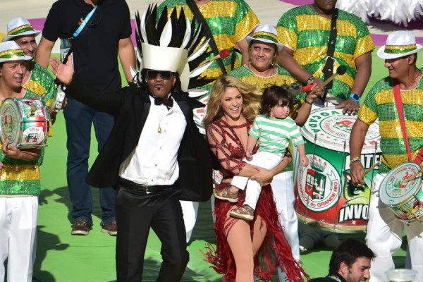 Shakira, ganadora en la clausura del Mundial de Brasil 2014