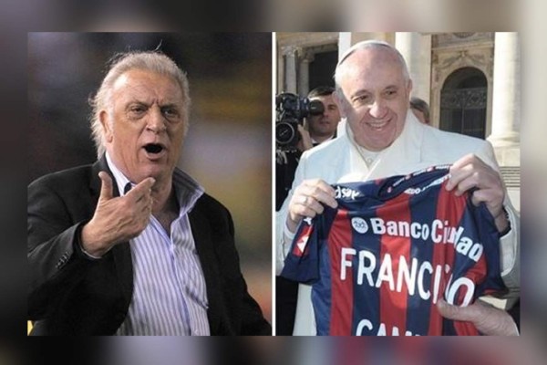 'El Coco' Basile echó al Papa Francisco del vestuario del San Lorenzo
