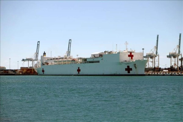 Buque hospital de la Marina de EUA llegará a Honduras