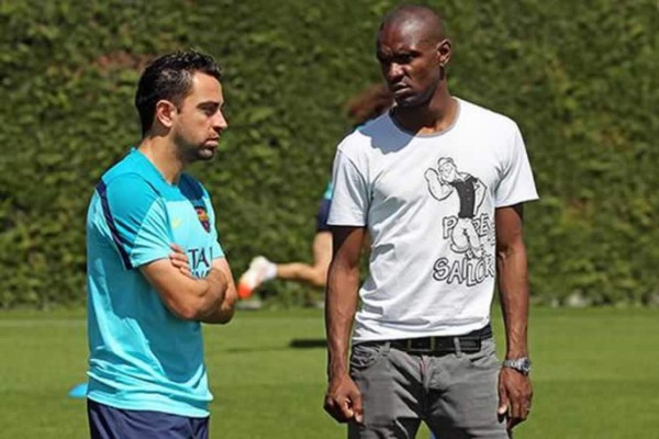 Abidal presencia el entrenamiento del Barça