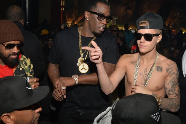 Justin Bieber de fiesta con Sean Diddy