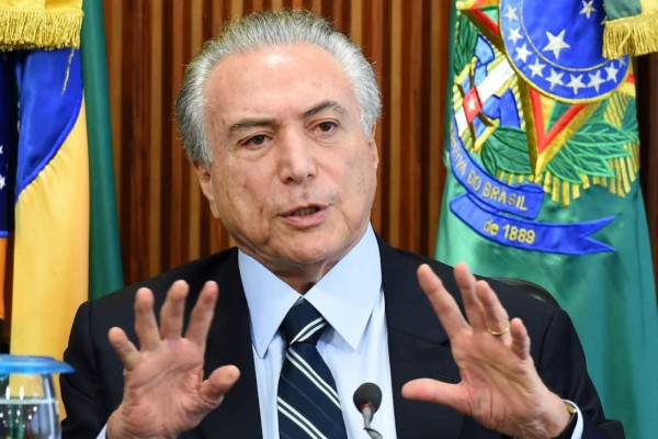 Michel Temer dice que denuncias en su contra son ficción