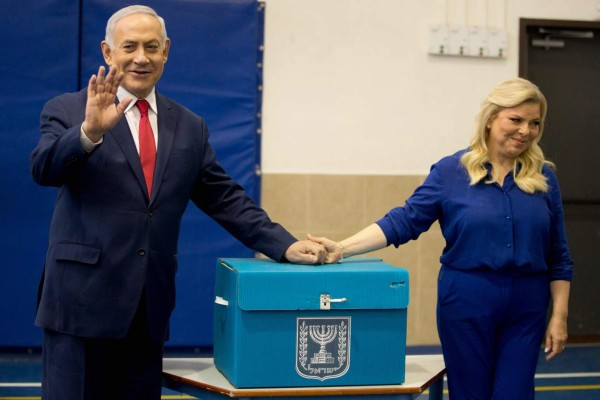 Netanyahu encabeza el recuento tras elecciones en Israel