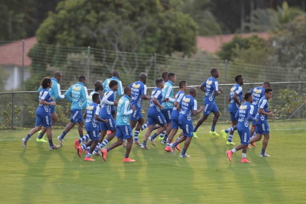 Honduras realizó su primer entrenamiento en Porto Feliz