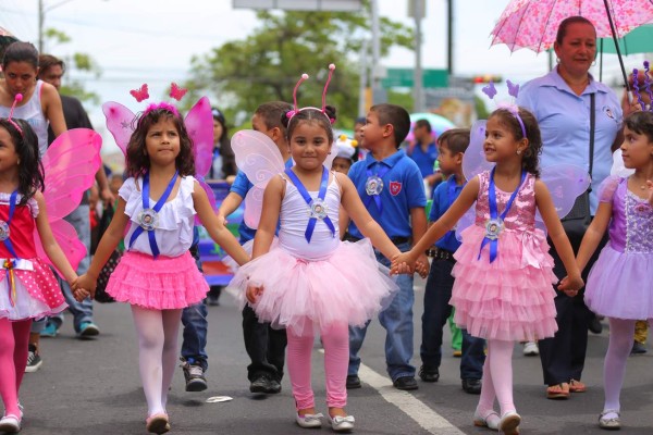 Curiosidades del desfile de escolares en San Pedro Sula