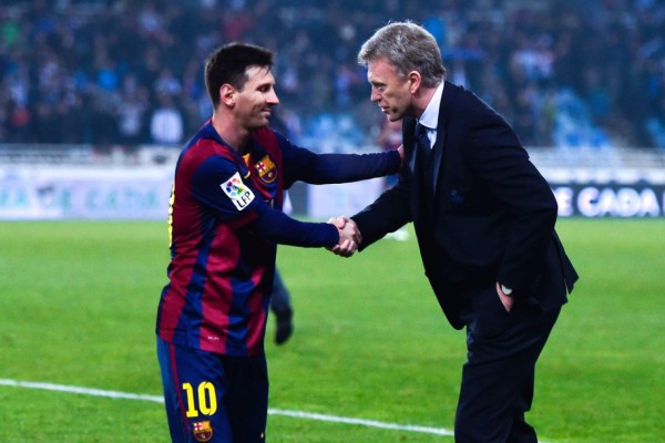 David Moyes esperaba la suplencia de Messi y Neymar