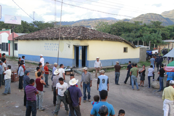 Rechazan la presencia policial en San Juan, Intibucá