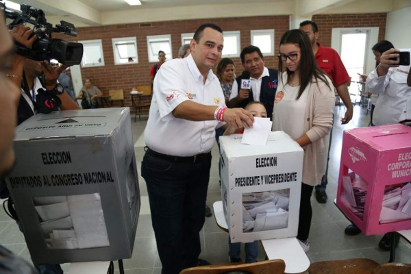 Así votaron los candidatos a alcalde de la capital de Honduras