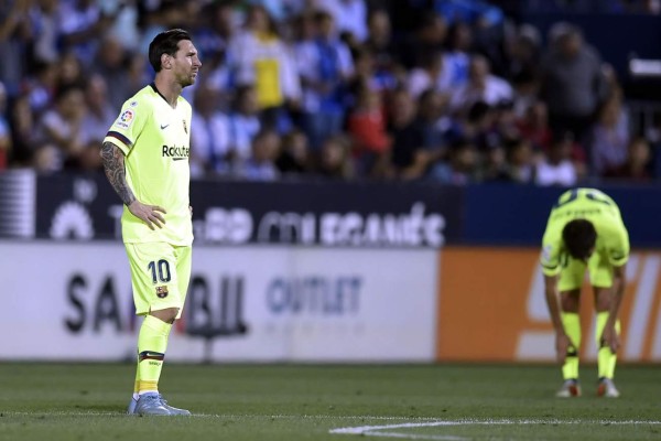 Leganés sorprende y le quita el invicto al Barcelona en la Liga Española