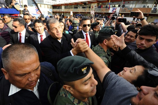 Rafael Correa se despide del pueblo ecuatoriano