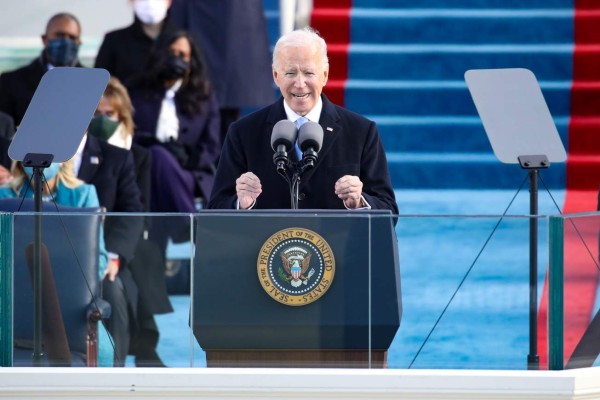 'La democracia ha prevalecido', afirma Biden al asumir la presidencia de EEUU