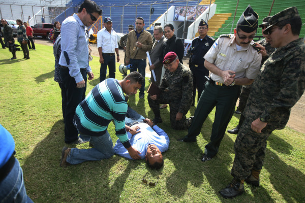 Con simulacro afinan detalles para toma de posesión