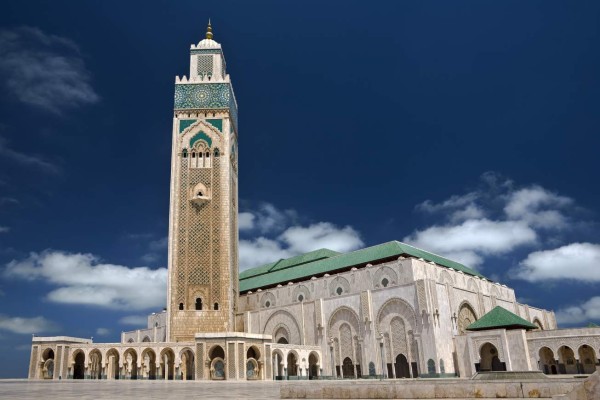 Morocco. Casablanca. Mosque of Hassan II