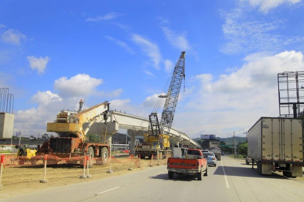 Tres puentes a desnivel estarán listos el 2021 en San Pedro Sula