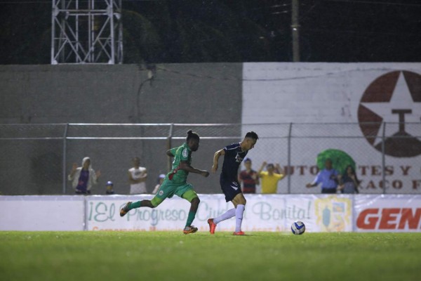 Marathón salió vivo de El Progreso ante el Honduras