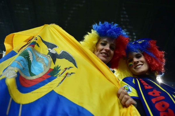 Honduras y Ecuador unidas por la fe y el ambiente de gol