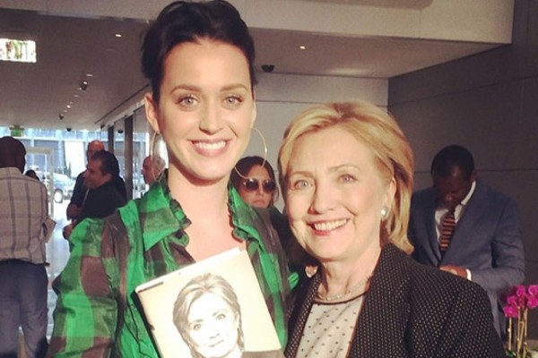 Katy Perry quiere componer el tema electoral de Hillary Clinton