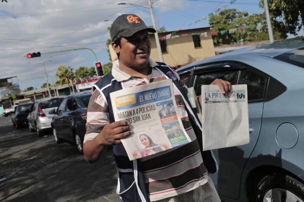 Diario La Prensa de Nicaragua publica portada en blanco en protesta contra gobierno