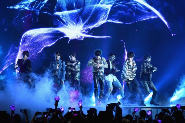 This handout image released courtesy of MTV shows South Korean boy band BTS performing from South Korea during the 2020 MTV Video Music Awards, being held virtually amid the coronavirus pandemic, broadcast on August 30, 2020 in New York. (Photo by - / MTV / AFP) / RESTRICTED TO EDITORIAL USE - MANDATORY CREDIT 'AFP PHOTO / MTV ' - NO MARKETING - NO ADVERTISING CAMPAIGNS - DISTRIBUTED AS A SERVICE TO CLIENTS
