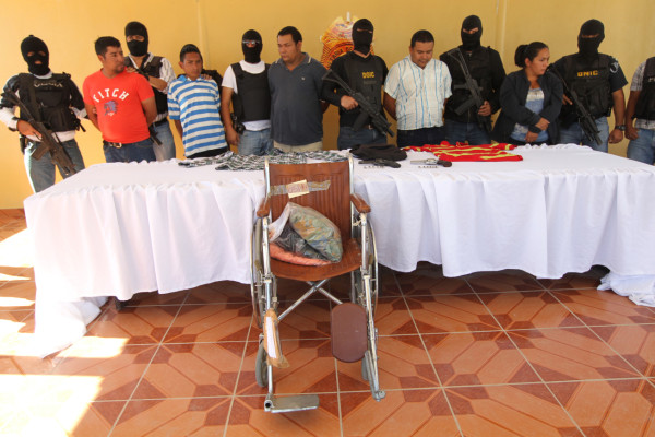 La Policía captura a banda que asaltó un banco en Tegucigalpa