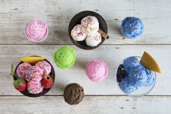 Helados, sabrosos y refrescantes