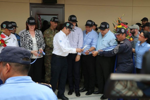 Inauguran en El Progreso una base de la fuerza élite policial Tigres