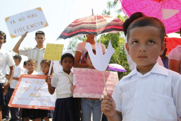 Habitantes proclaman a Bonitillo libre de violencia