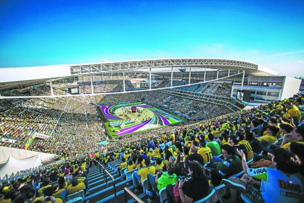 Sobria inauguración del Mundial Brasil 2014