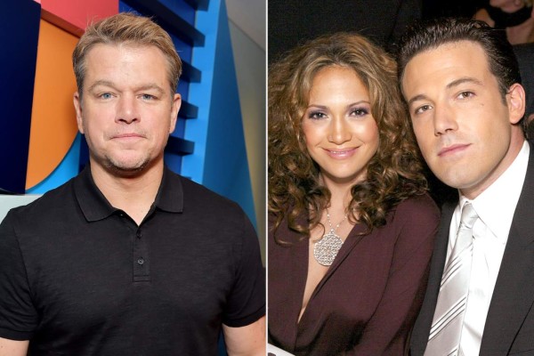 Matt Damon opina sobre el romance de Ben Affleck y JLo: 'Quiero que sean felices”