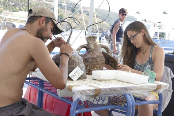 Hallan tesoro de ánforas ibéricas en el mar Egeo