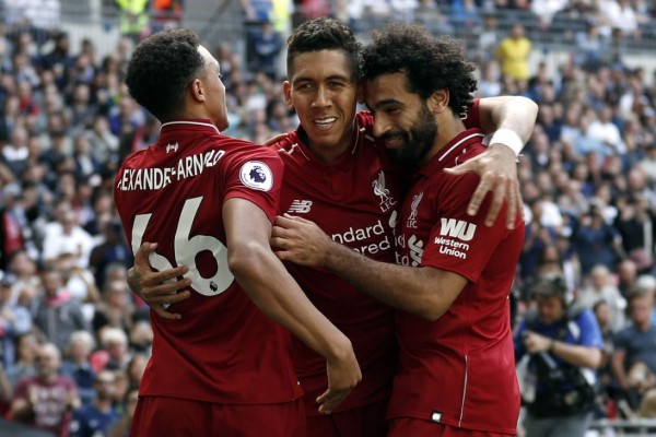 Liverpool vence al Tottenham y mantiene pleno de victorias en la Premier League