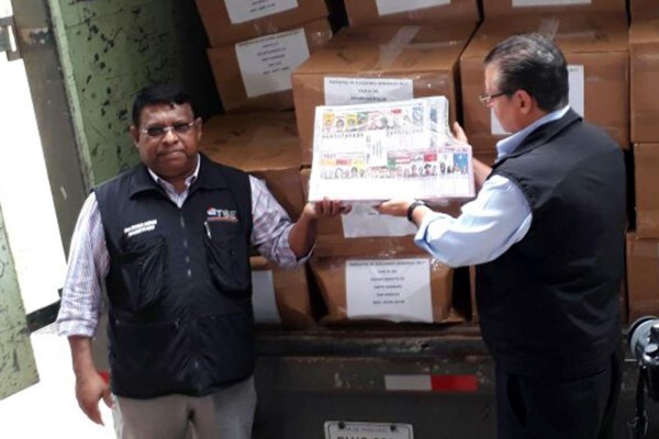 Llegan las papeletas electorales a bodegas del Infop