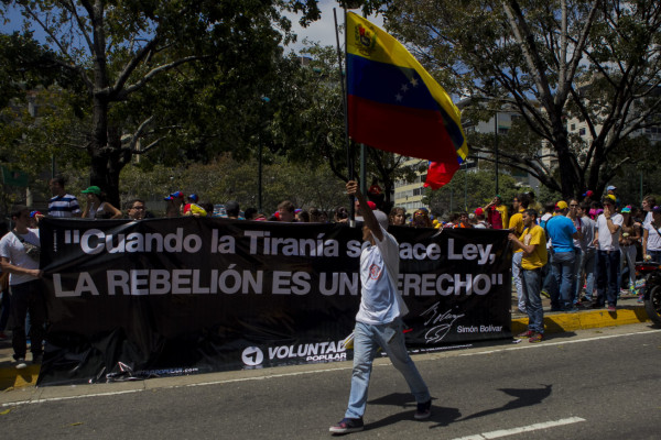 Tercer día de protestas estudiantiles en Venezuela