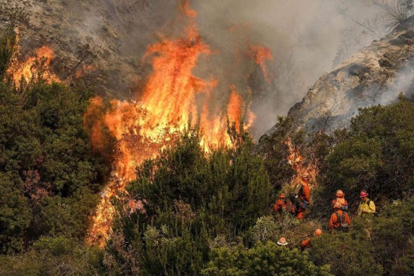 Incendio sin precedentes en Los Ángeles, más de 500 viviendas evacuadas