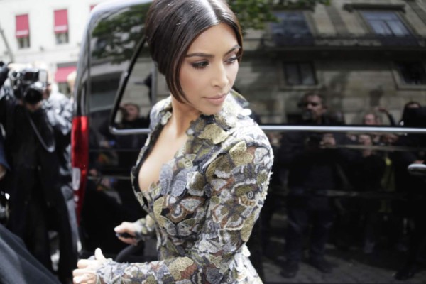 Kim Kardashian festejan boda en Versalles. AFP