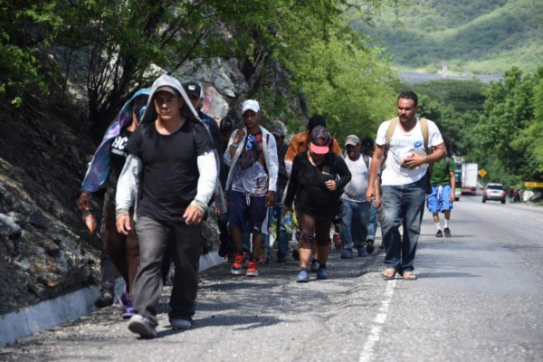 Detienen a 134 migrantes centroamericanos en Chiapas