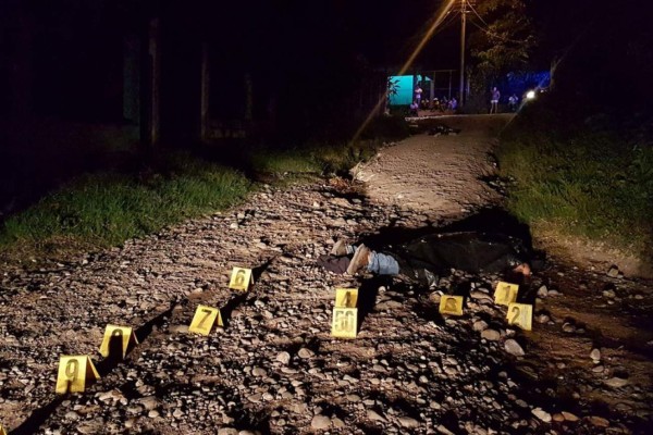 Desconocidos acribillan a dos presuntos pandilleros en Copán
