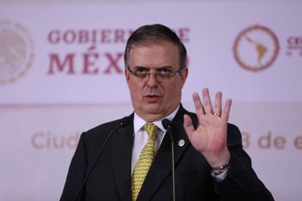 Canciller de México, Marcelo Ebrard: 'México inicia entrega de fondos a Honduras”