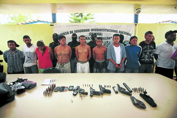 Cae banda implicada en 178 crímenes en Tegucigalpa