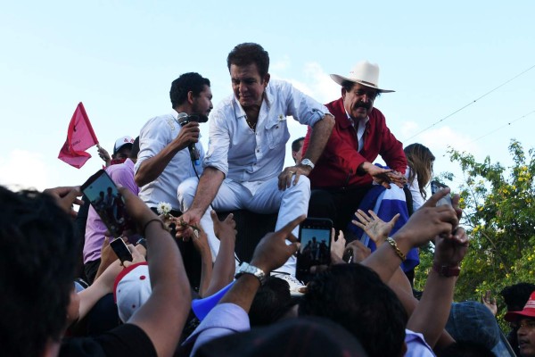 Marchas masivas de la Alianza en San Pedro Sula y Tegucigalpa