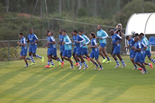 Honduras realizó su primer entrenamiento en Porto Feliz