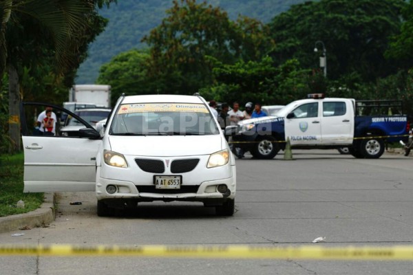 Mujer mata a balazos a un taxista en San Pedro Sula