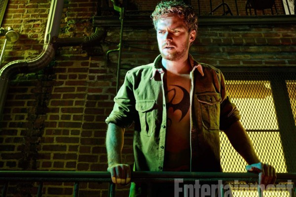 The Defenders, Finn Jones (as Iron Fist), photographed for Entertainment Weekly on December 10th, 2016, by Finlay Mackay in Brooklyn, New York.Costume Designer: Stephanie Maslansky, Wardrobe Supervisor: Pahelle Latino, Makeup Head: Sarit Klein, Key Makeup Artist: Kaela Dobson, Hair Department Head: Pamela May, FX Makeup: Brian Spears, Prop Stylist: Charlot Malmlof