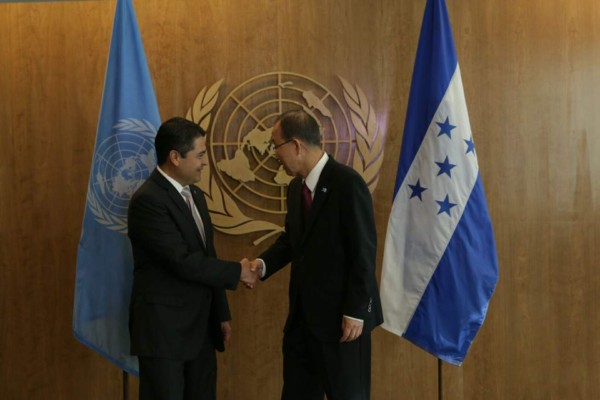 JOH y Ban Ki-moon hablan sobre migrantes y cambio climático