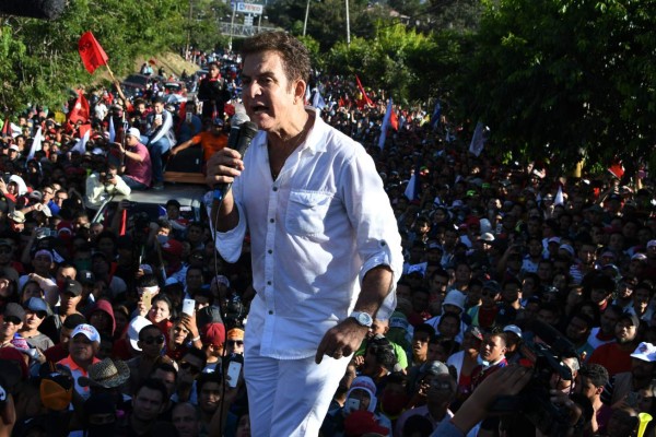 Marchas masivas de la Alianza en San Pedro Sula y Tegucigalpa