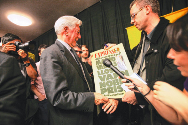 El cine, pasión del Nobel