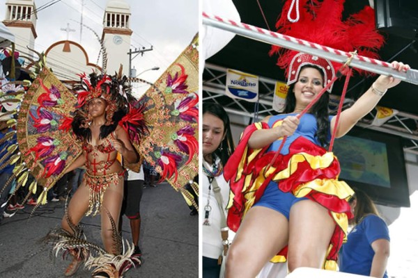 Hondureños celebraron con música y belleza el carnaval de La Ceiba