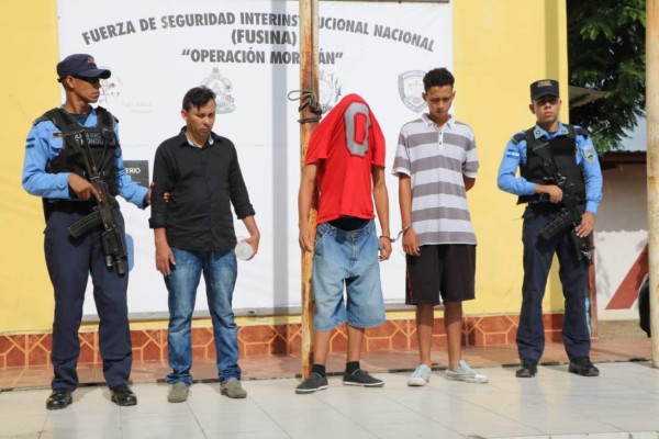 Capturan a supuesto narco y a otras dos personas en El Progreso